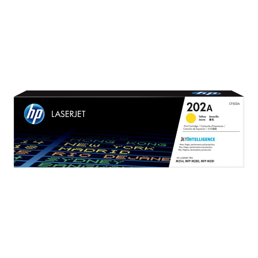 Mực hộp máy in laser HP 202A Yellow (chính hãng)