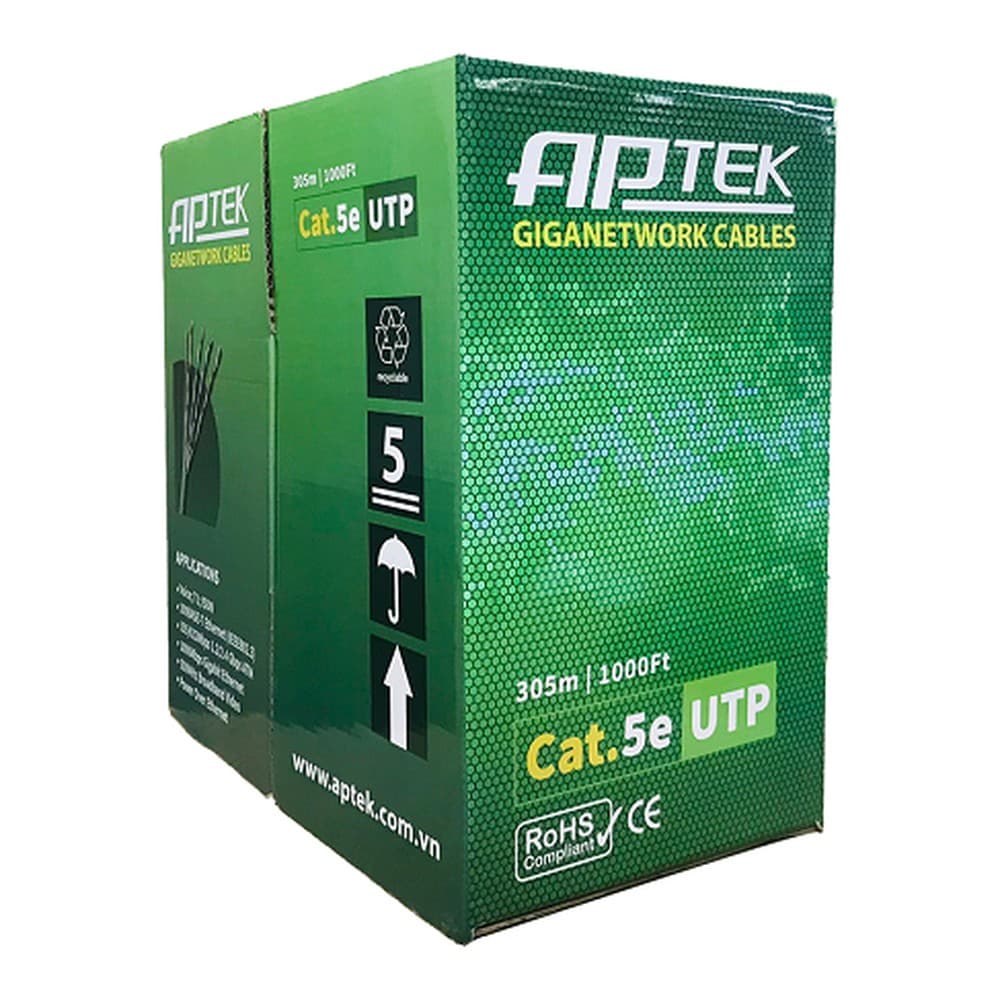 Cáp mạng APTEK  UTP CAT.5e 305m