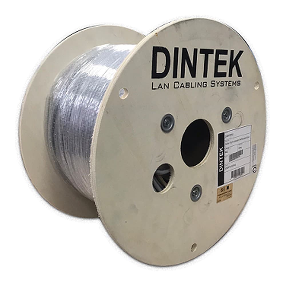 Cable Mạng DINTEK CAT.5e FTP, 4 pair, 24AWG, Bọc nhôm chống nhiễu, 305m/box, made in China