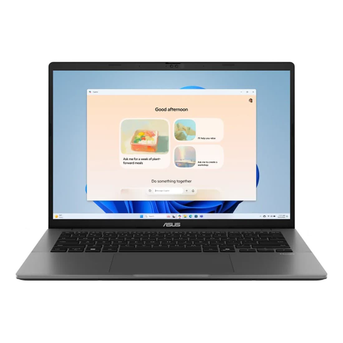 Laptop ASUS Vivobook S14 S3407CA-SF923W (Intel Core Ultra 7 Processor 255H | 16GB | 512GB | 14 inch WUXGA OLED | Win 11 | Xám)