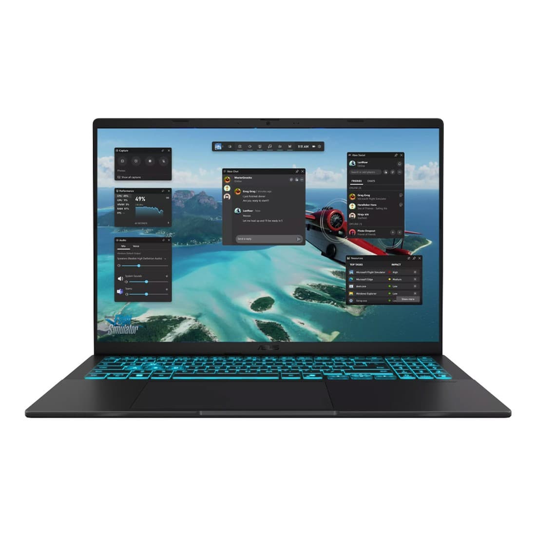 Laptop ASUS Gaming V16 V3607VJ-TK189W (Intel Core 5 210H | RTX 3050 6GB | 16-inch WUXGA | 16GB | 512GB | Windows 11 | Đen)