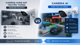 So sánh camera giám sát truyền thống và camera AI: từ quan sát thụ động đến phân tích chủ động