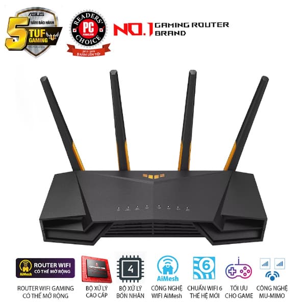 Bộ phát wifi 6 Asus TUF Gaming AX4200