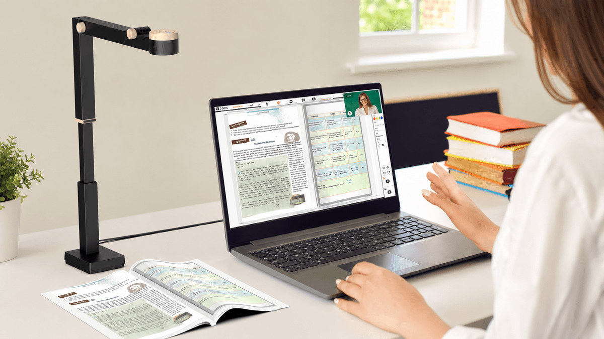 Document Camera là gì? Ứng dụng thực tế trong giảng dạy, hội nghị và số hóa tài liệu