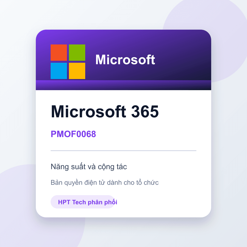 Dịch vụ trực tuyến Microsoft 365 E5 - Annual