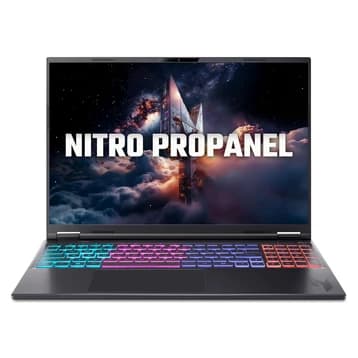 Laptop Acer Gaming Nitro ProPanel AN16S-61-R193 NH.QXTSV.001 (AMD Ryzen AI 9 365 | RTX 5070 8 GB | 16 inch 2K+ 180Hz |  16GB | 512GB | Win 11 | Đen)