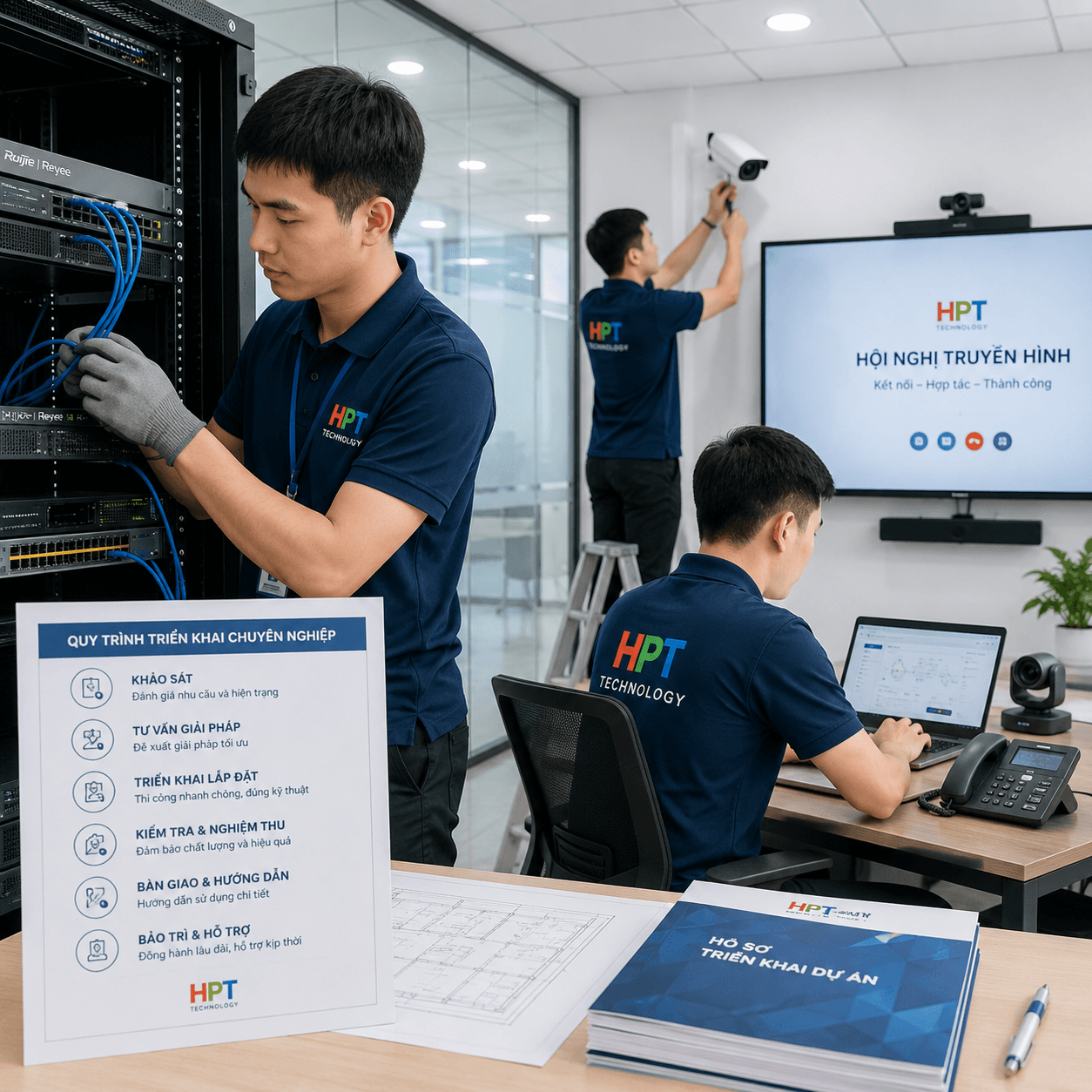 Triển khai giải pháp công nghệ chuyên nghiệp