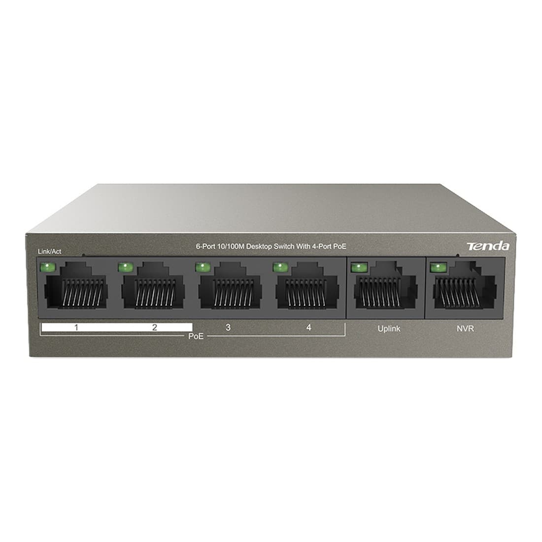 Switch PoE 10/100Mbps Tenda TEF1106P-4-63W