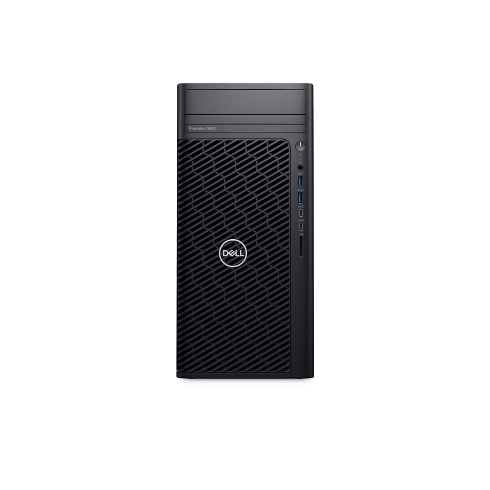 Máy tính trạm Dell Precision 3680 Tower-42PT3680D14700 (Intel Core i7-14700 | 16GB | 256GB SSD + 2TB SATA | NVIDIA T400 | KB216 + Mouse MS116 | Đen)