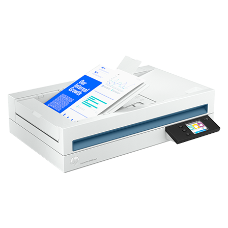 Máy scan HP ScanJet Pro N4600 fnw1– Máy quét tài liệu phẳng & ADF, 2 mặt tự động, WiFi & LAN cho doanh nghiệp (20G07A)