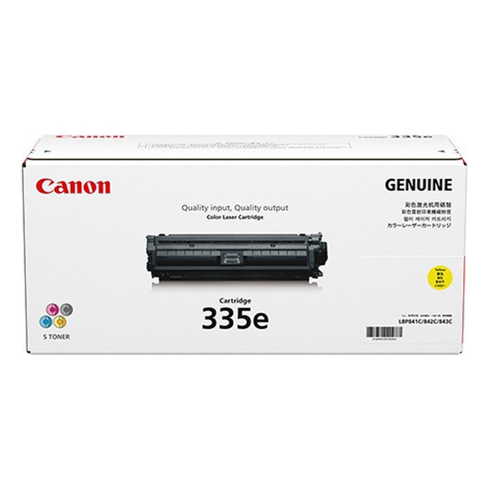 Mực hộp máy in laser Canon 335E Y Yellow (chính hãng)
