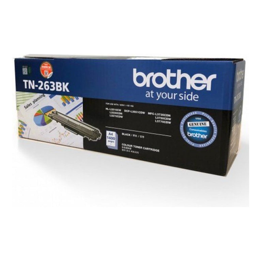 Mực TN-263BK Brother (chính hãng)