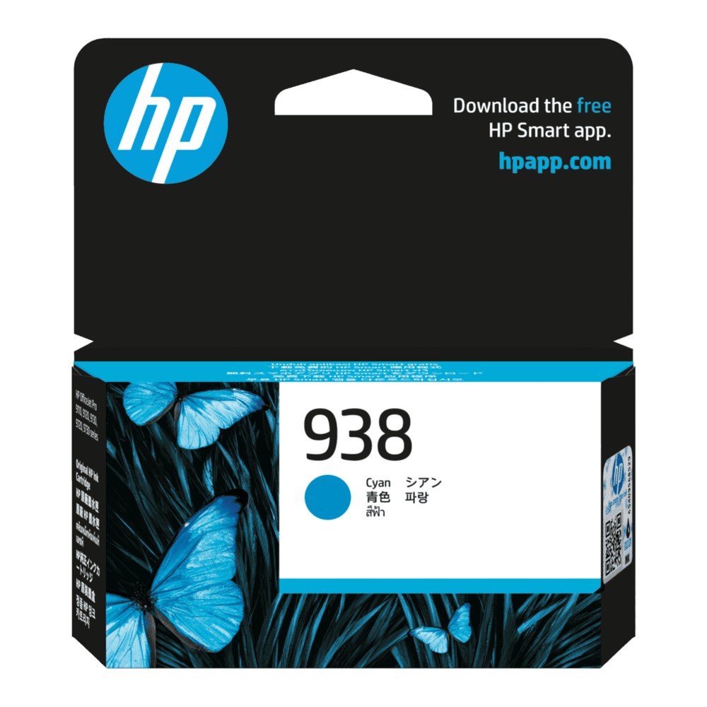Hộp mực in HP 938 Cyan Original Ink Cartridge_4S6X5PA (chính hãng)