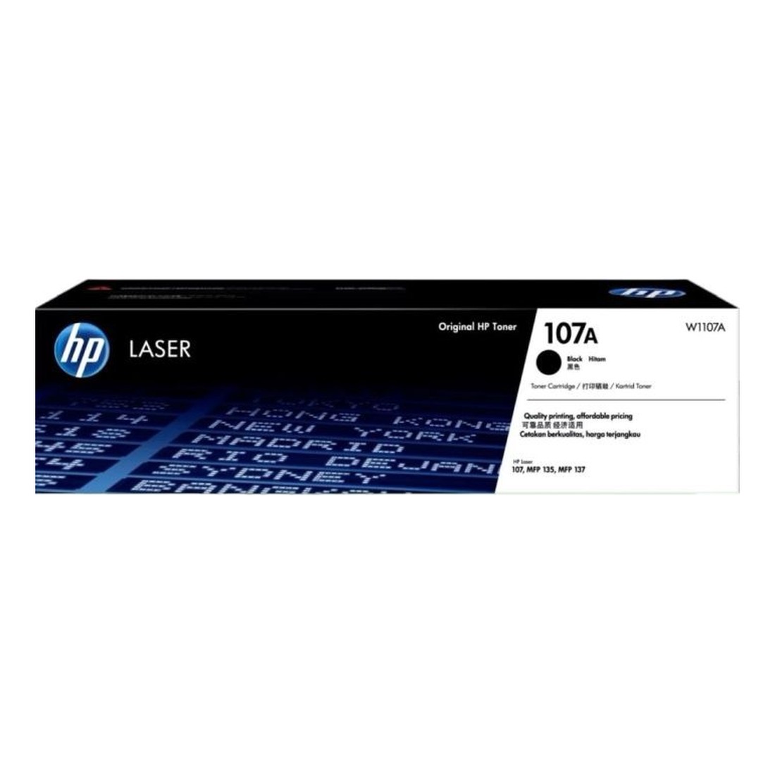 Hộp mực in laser chính hãng màu đen HP 107A