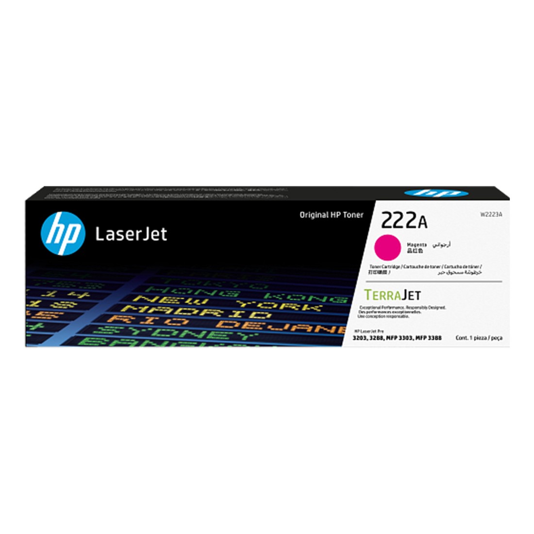 Mực hộp máy in laser HP 222A Magenta W2223A Chính hãng