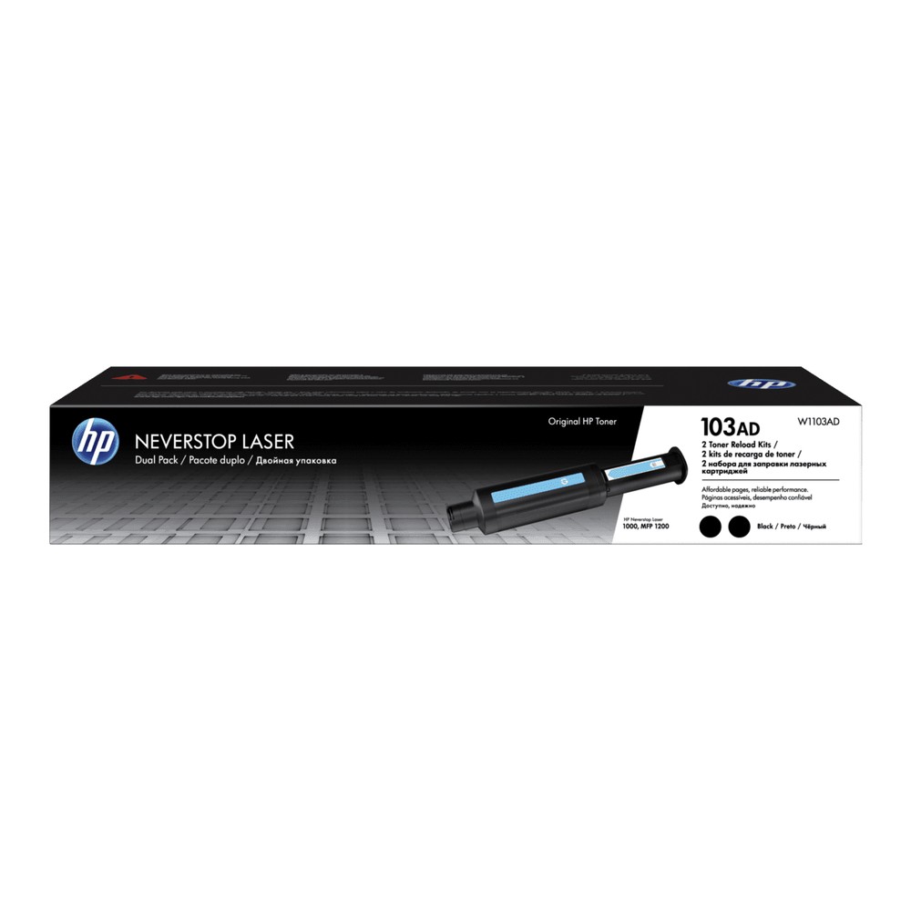 Mực hộp laser HP 103AD Blk Neverstop Reload Dualkit W1103AD (chính hãng)