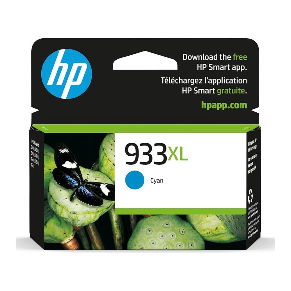 Mực hộp máy in phun HP 933XL Cyan (chính hãng) 2