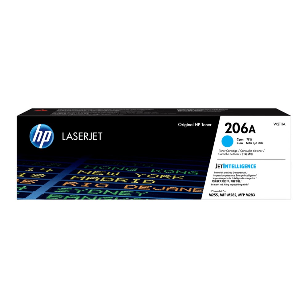 Mực hộp máy in laser HP 206A Cyan (chính hãng)