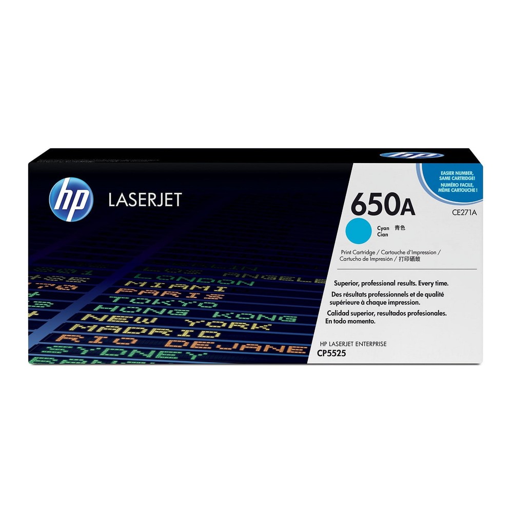 Hộp mực máy in laser HP 650A Cyan Cartridge (chính hãng)