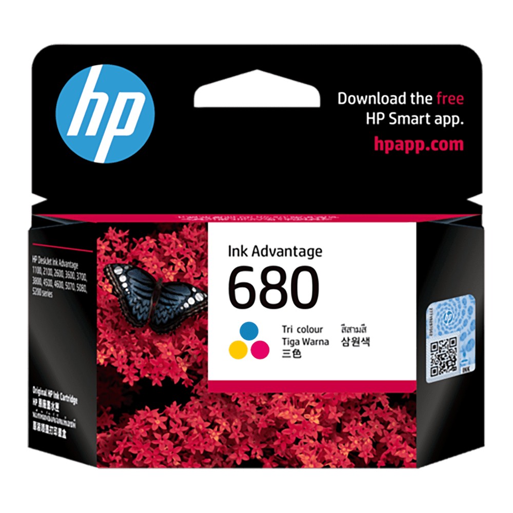 Mực hộp máy in phun HP 680 Tri-color (chính hãng)