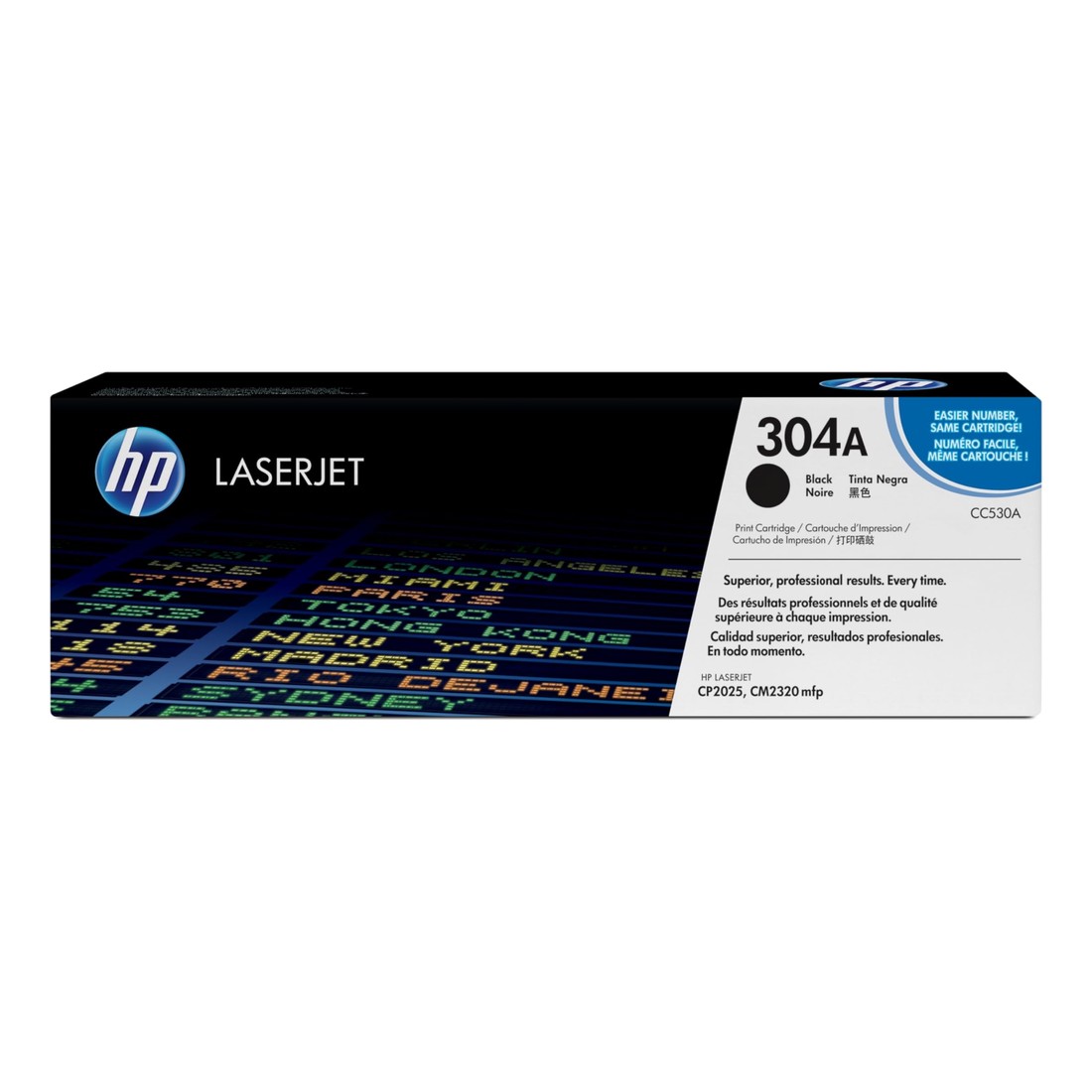 Mực in HP Color LaserJet CP2025 Black Crtg CC530A Đen (chính hãng)