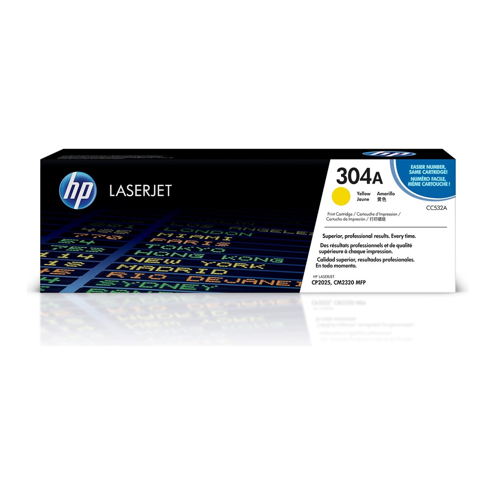 Mực in HP Color LaserJet CP2025 Yellow Crtg CC532A (chính hãng)