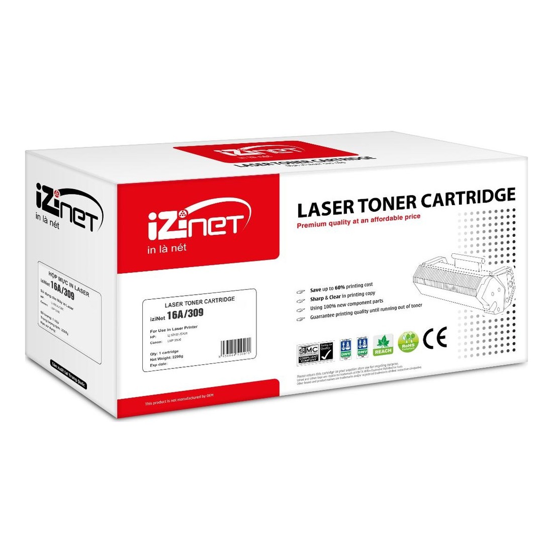 Hộp mực in Laser iziNet 16A/309