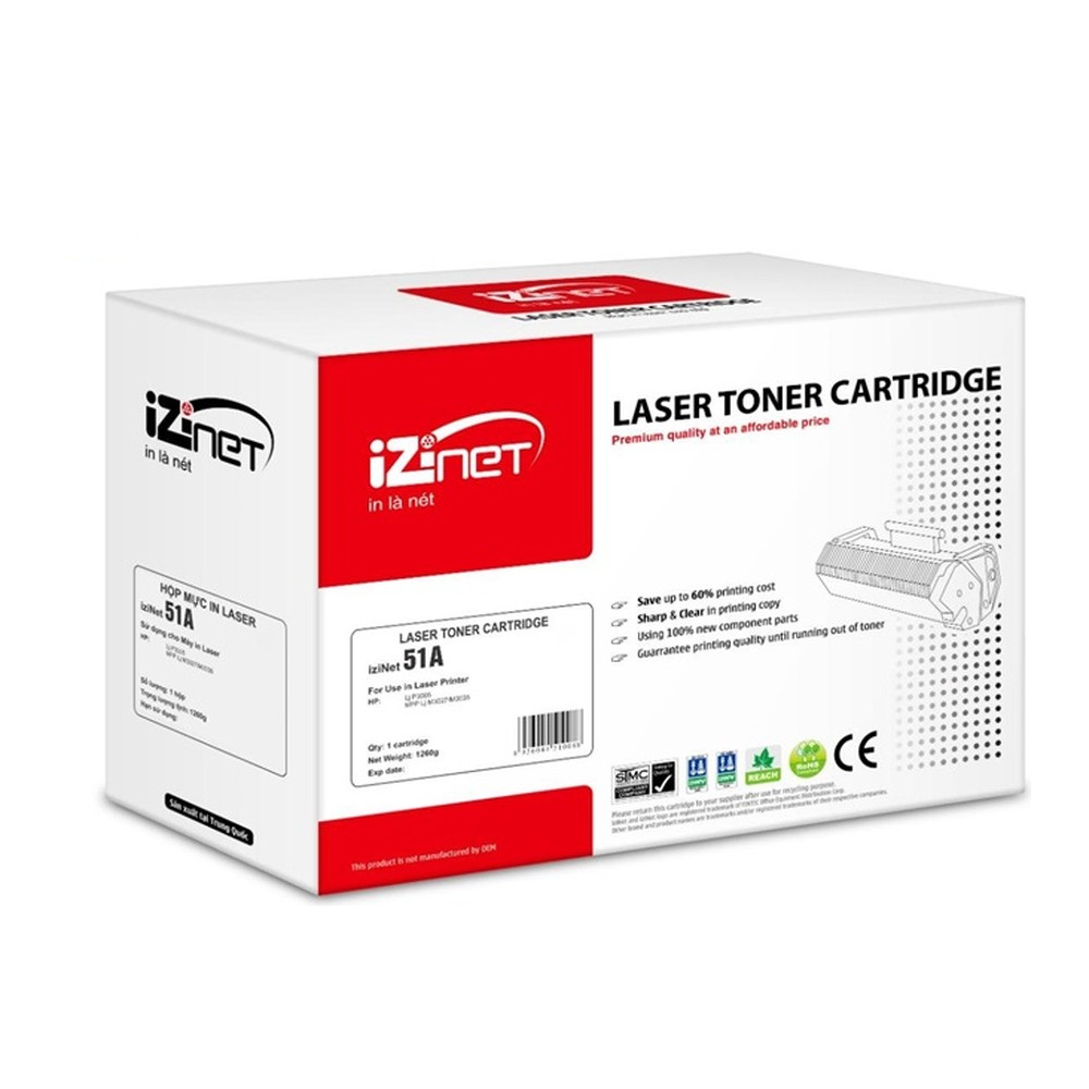 Hộp mực in Laser iziNet 51A