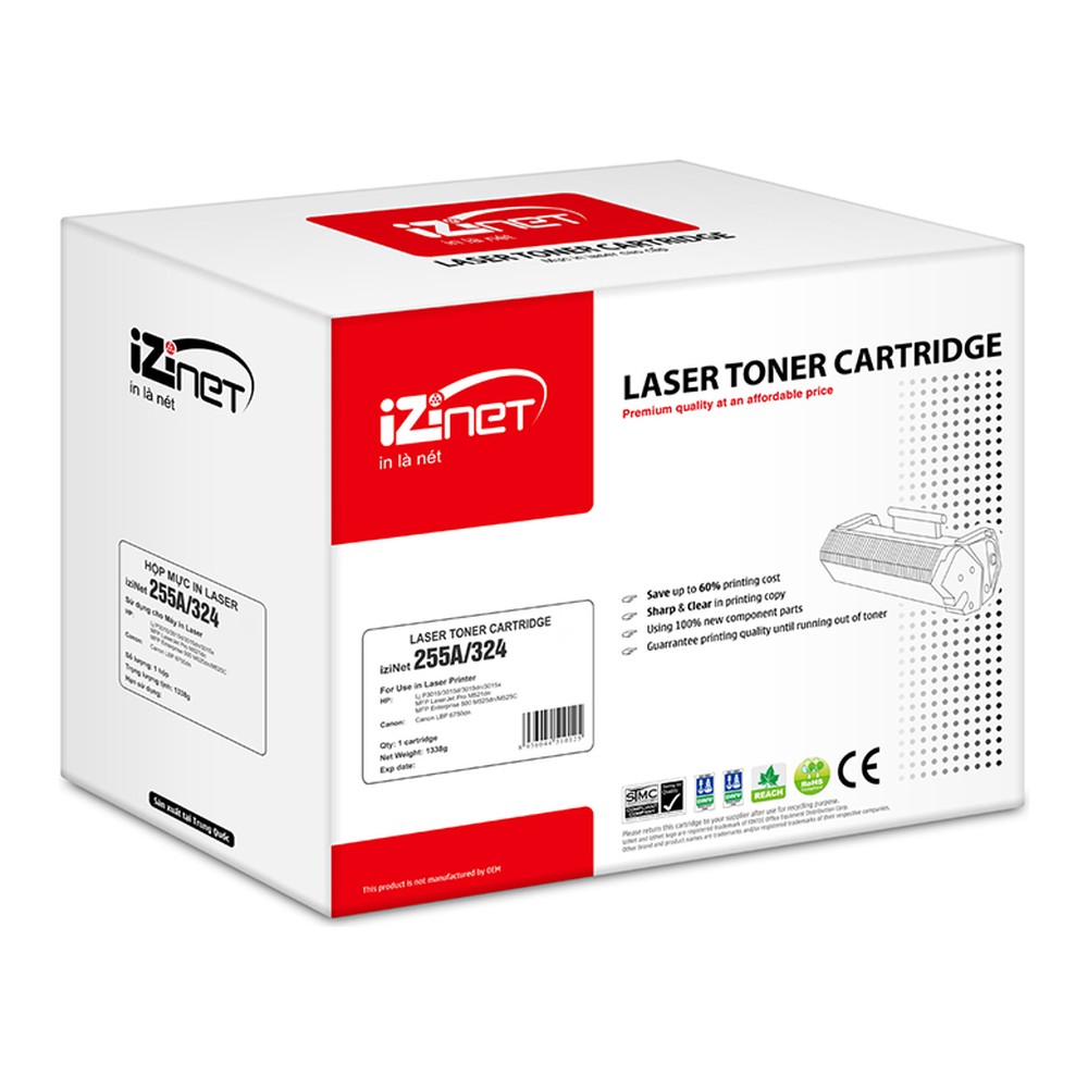 Hộp mực in Laser iziNet 255A/324