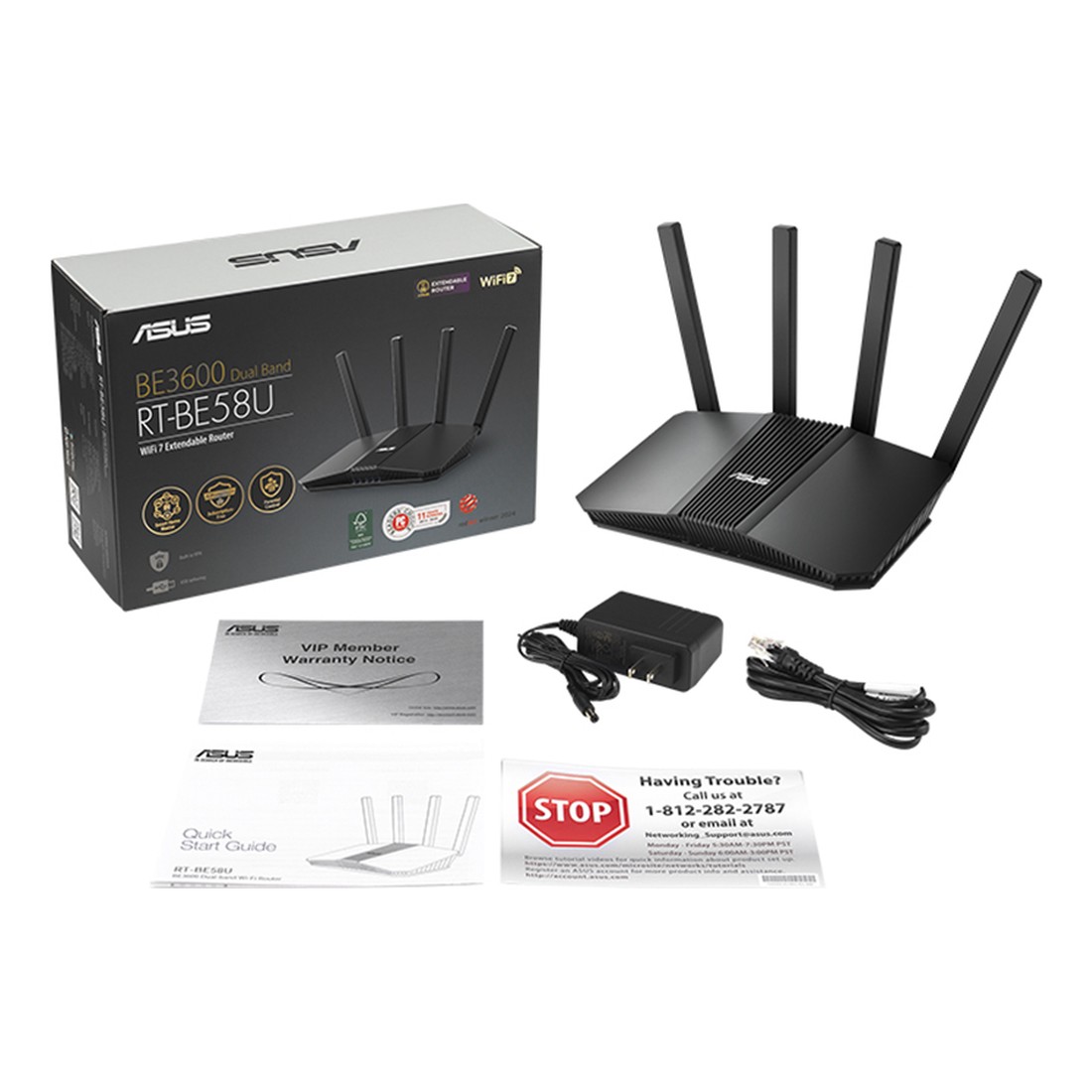 Bộ phát Wifi Asus RT-BE58U Wi-Fi 7