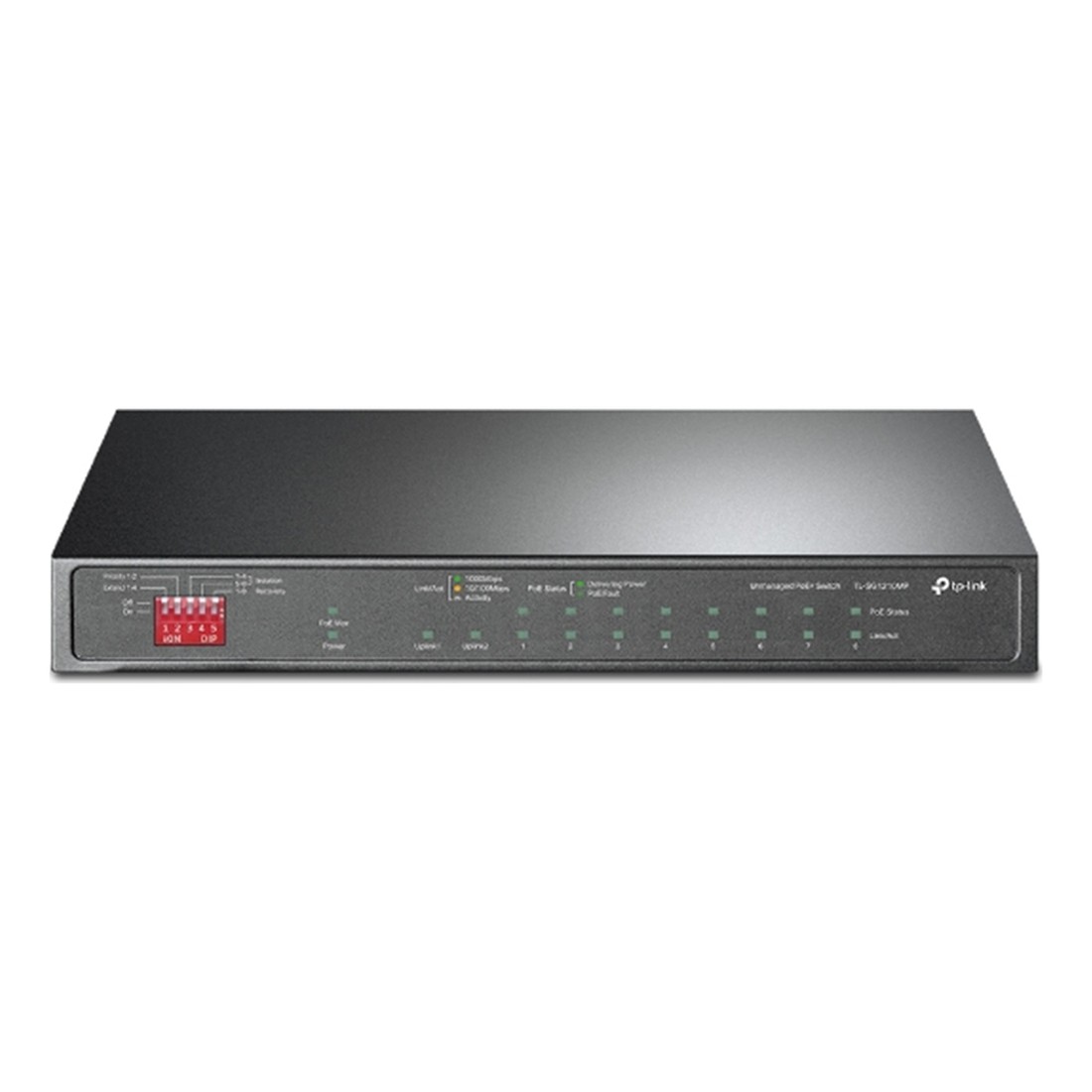 Switch TP Link 10-Port Gigabit Desktop Switch with 8-Port PoE+ TL-SG1210MP V2