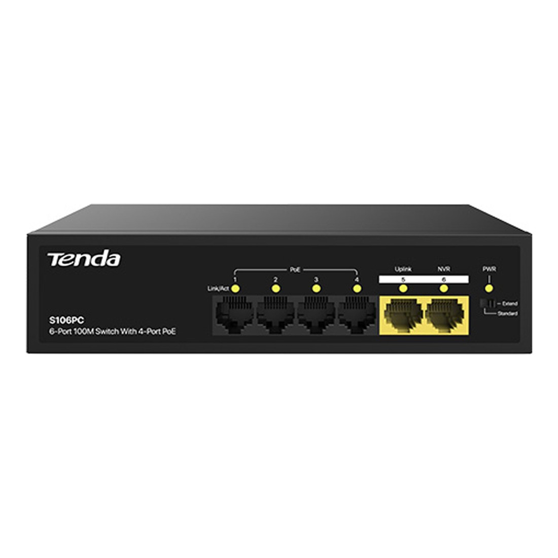 Switch PoE 10/100Mbps Tenda S106PC