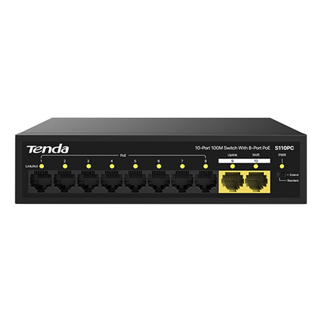 Switch PoE 10/100Mbps Tenda S110PC