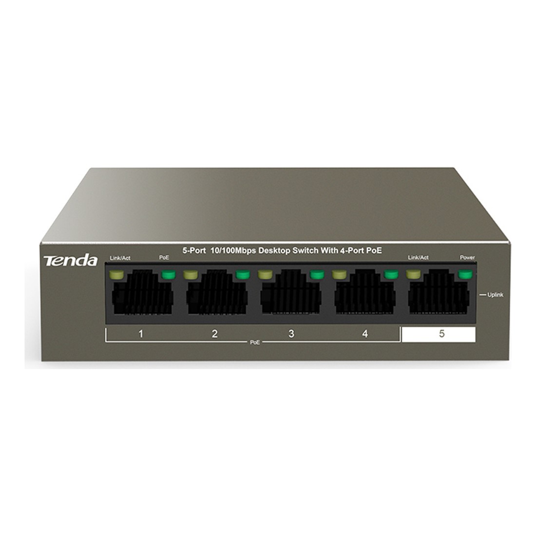Switch PoE 10/100Mbps Tenda TEF1105P-4-63W