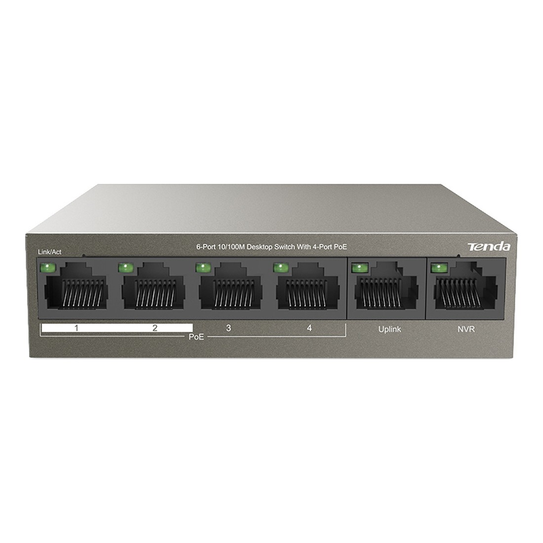 Switch PoE 10/100Mbps Tenda TEF1106P-4-63W