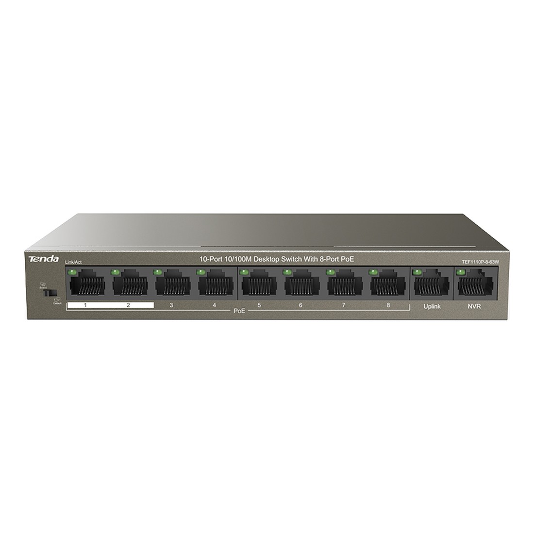 Switch PoE 10/100Mbps Tenda TEF1110P-8-63W