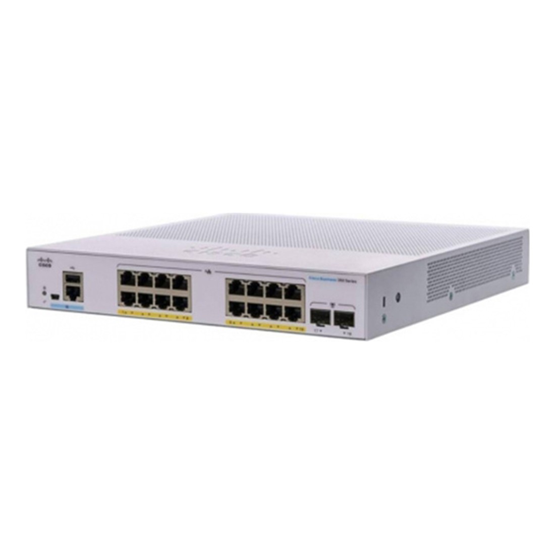 Thiết Bị Mạng CBS220-16T-2G-EU Switch Cisco Business 16 Ports 1GE, 2 Ports SFP 1G Uplink