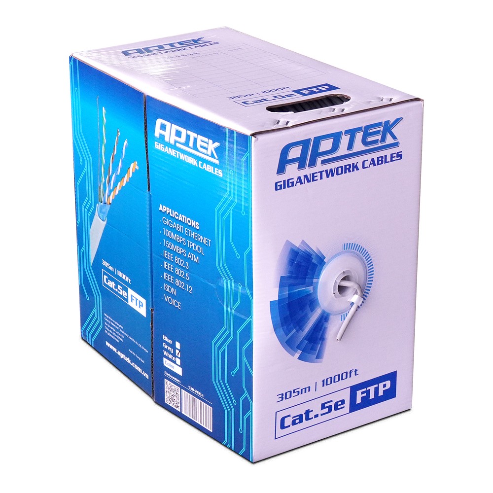 Cáp mạng APTEK FTP CAT.5e 305m