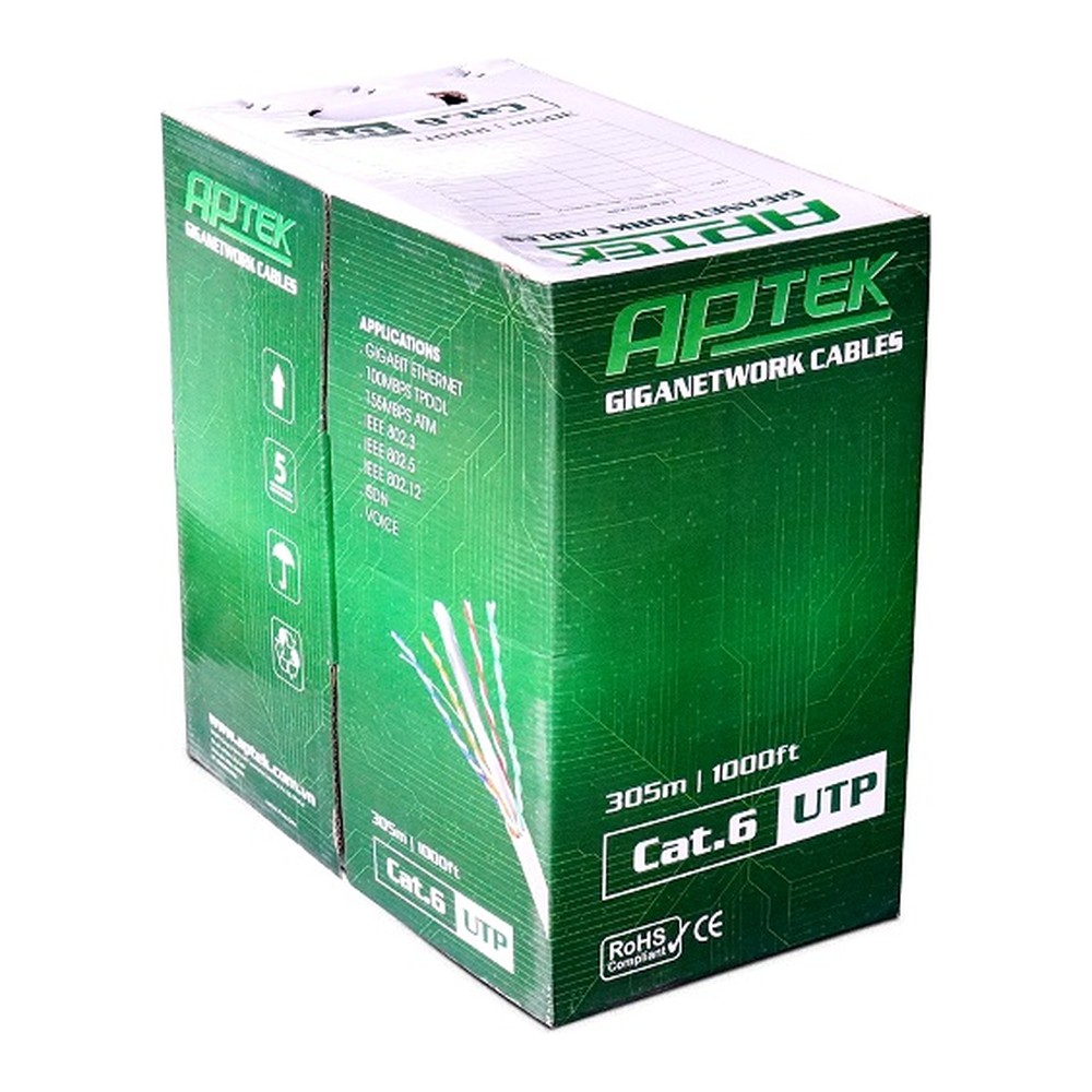Cáp mạng APTEK UTP CAT.6 305m