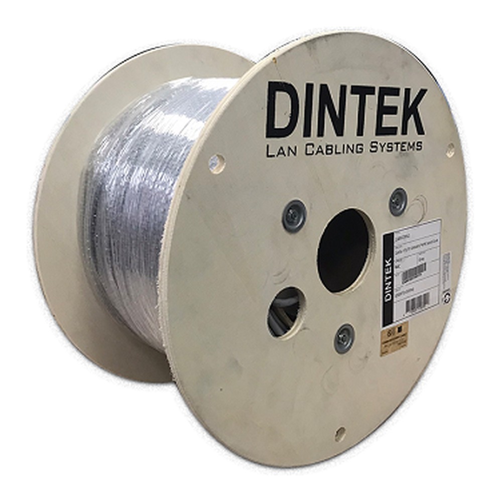 Cable Mạng DINTEK CAT.5e FTP, 4 pair, 24AWG, Bọc nhôm chống nhiễu, 305m/box, made in China