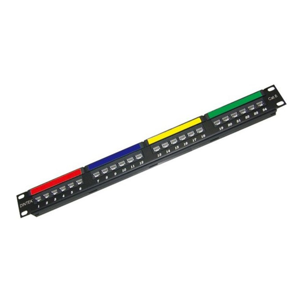 Patch Panel Dintek 24P Cat6