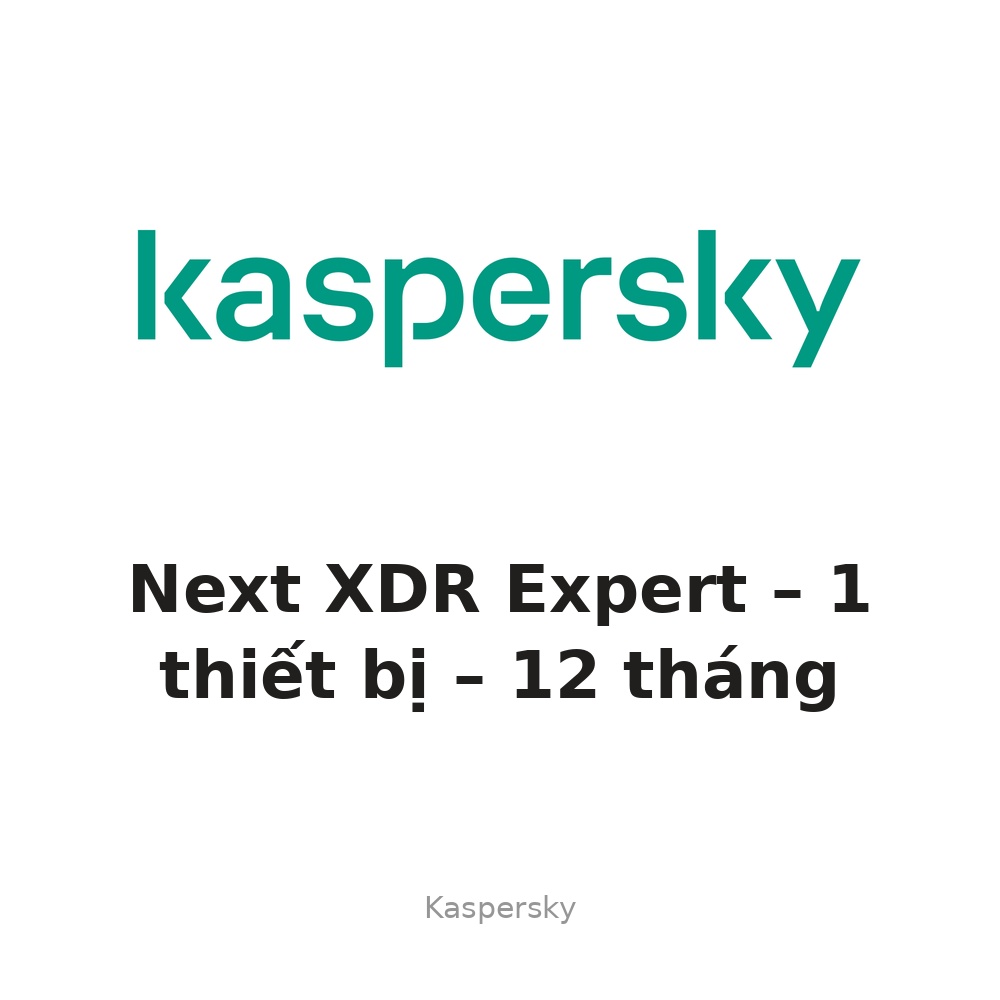 Phần mềm diệt virus Kaspersky Next XDR Expert (1 thiết bị/12 tháng)