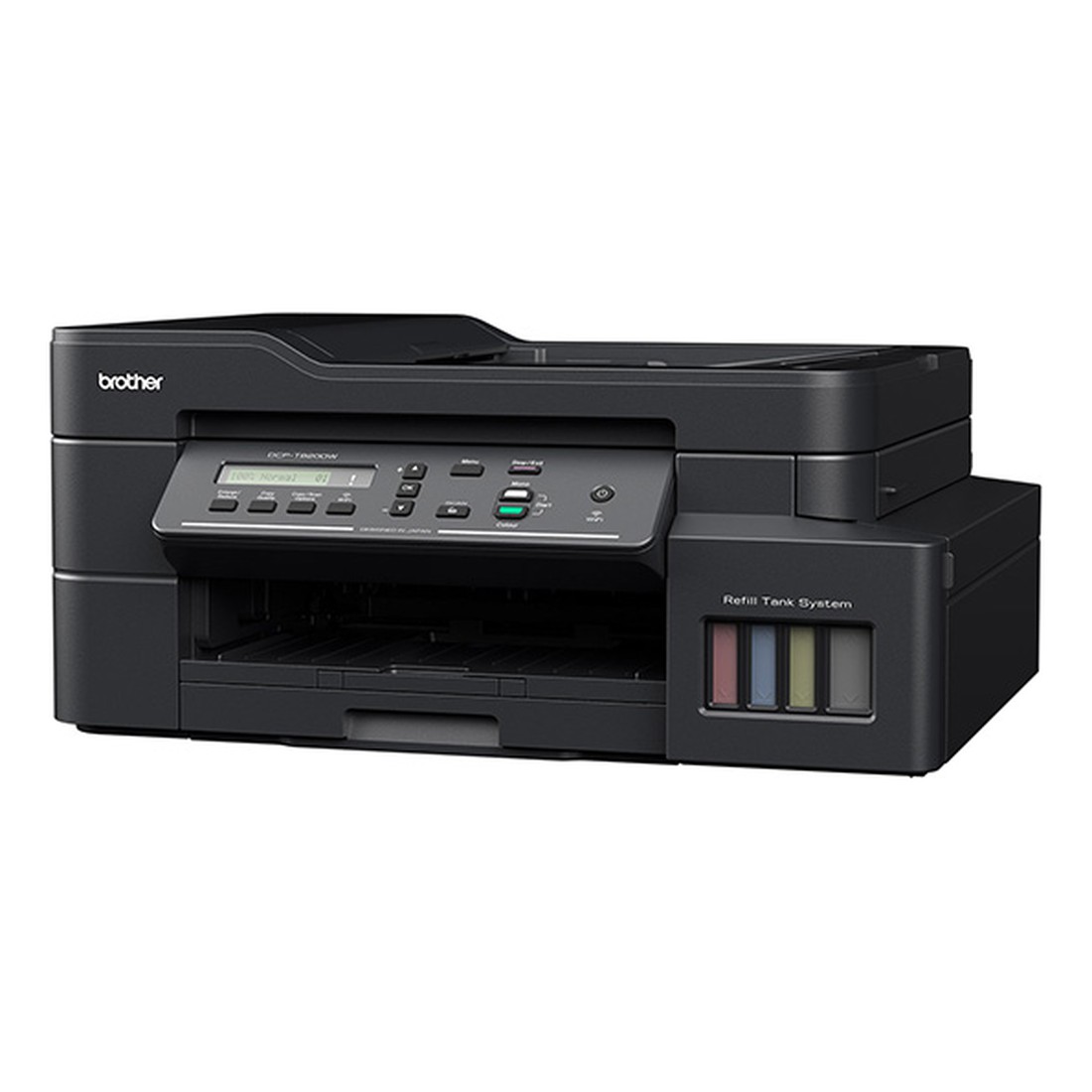 Máy in phun màu đa năng Brother DCP-T820DW (In đảo mặt, Scan ADF 1 mặt, A4, USB, LAN, WIFI)