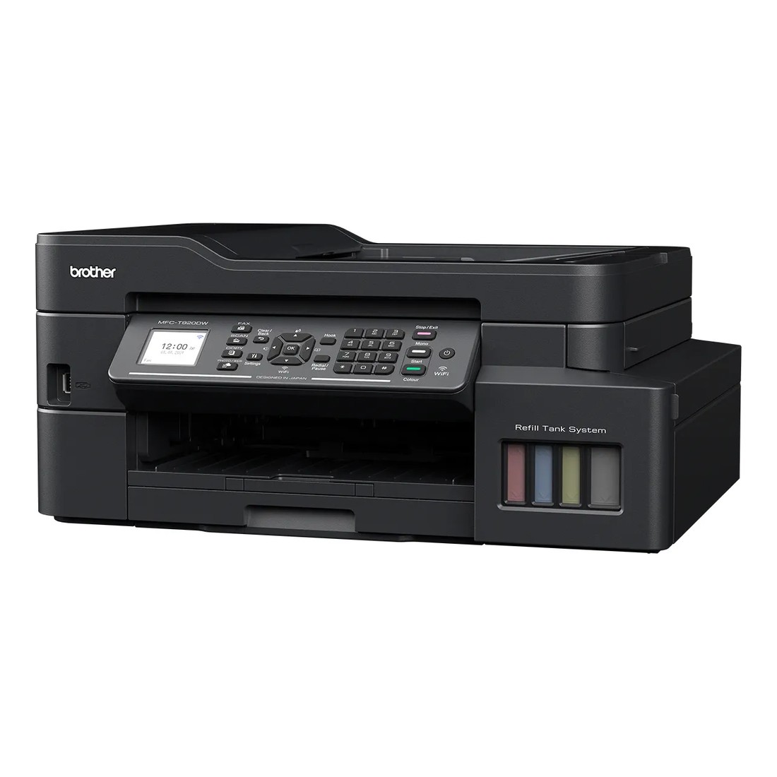 Máy in phun màu đa năng Brother MFC-T920DW (In đảo mặt, Scan ADF 1 mặt, Copy, A4, USB, LAN, WIFI)