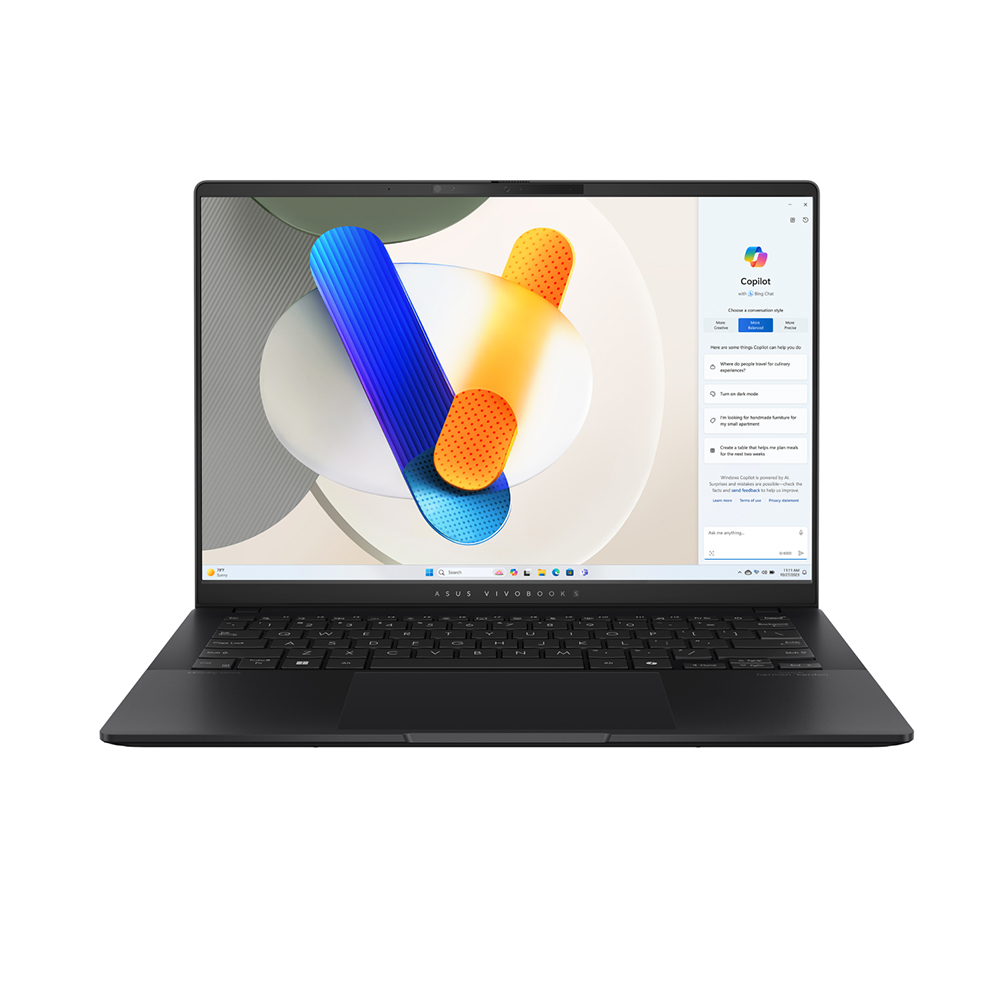 Laptop ASUS Vivobook S 14 OLED S5406SA-PP168WS (Intel Core Ultra 5 226V | 16GB | 512GB | Intel Arc | 14 inch 3K OLED | Win 11 | Office | Đen)