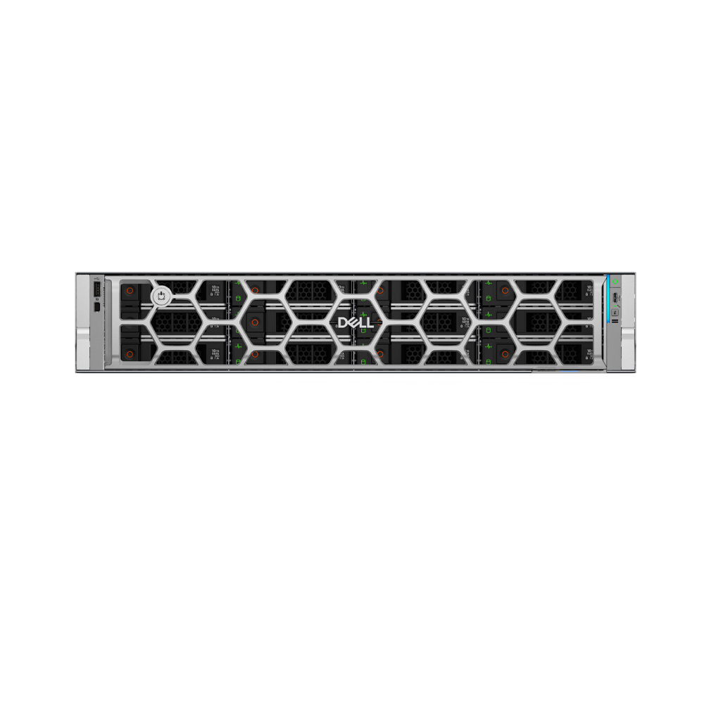 Máy chủ Dell PowerEdge R570 42SVRDR570-A1 (2U rack server | Intel Xeon 6 Performance 6511P 2.3Ghz | 16GB RAM | 4TB SAS HDD | PERC Raid H965i | PSU 2x800W | Bezel | 2xJumpercord | Rails)