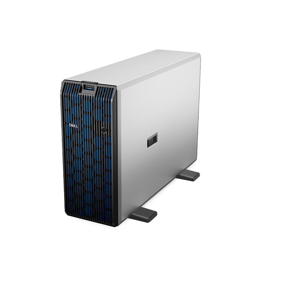 Máy chủ Dell PowerEdge T550 Server 42SVRDT550-02A (5U tower server | Intel Xeon Silver 4310 2.1G | 16GB RAM | 4TB | PERC H755 | Powercord | Bezel | DVDRW | PSU 1400W)