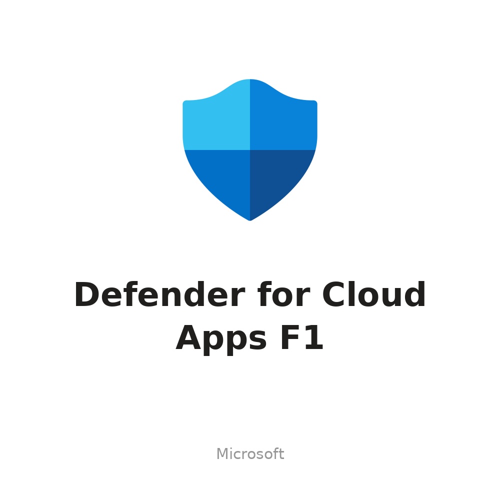 Phần mềm Microsoft Defender for Cloud Apps F1