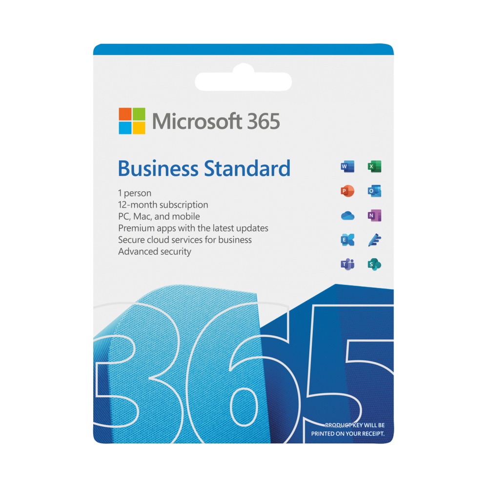 Phần mềm Microsoft 365 Business Standard – Bản quyền 1 năm – KLQ-00209