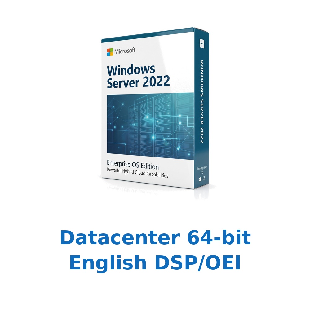 Phần mềm Microsoft Windows Server 2022 Datacenter 64-bit English DSP/OEI DVD – 16 Core – P71-09389
